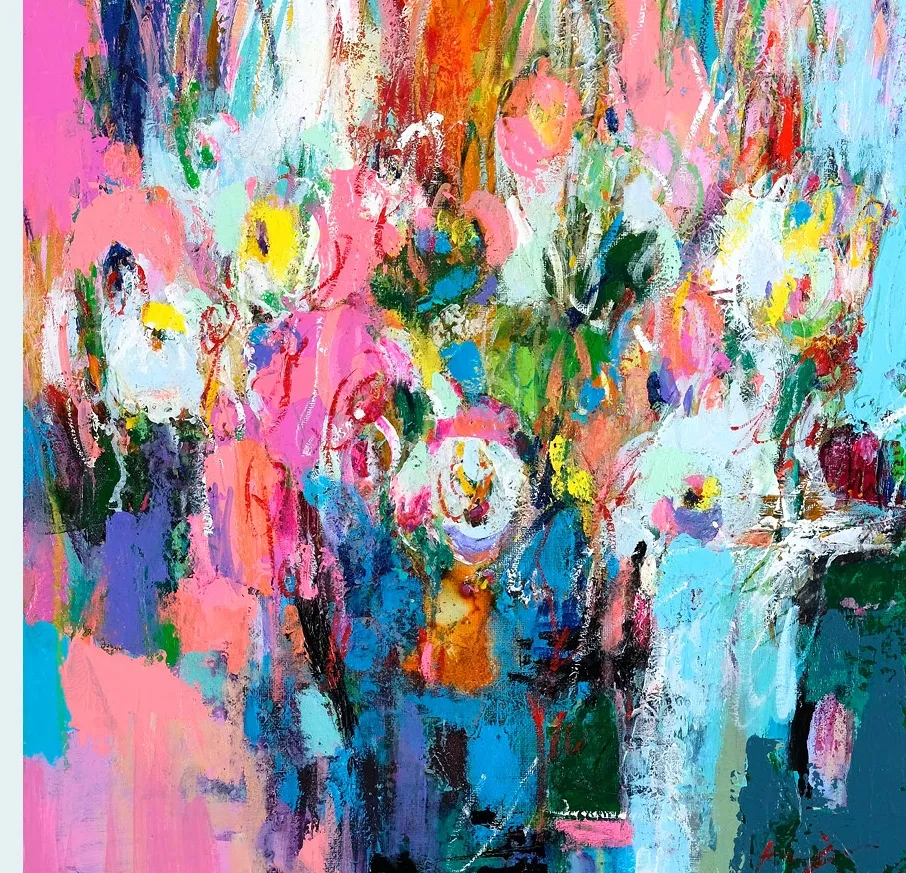 김소연, Blossom 45.0x45.0cm Oil on canvas