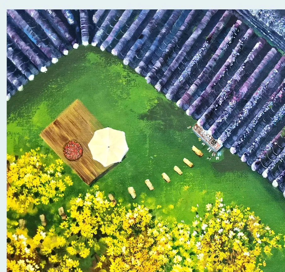 차애자, 시간의 성, 65.1x50.0cm, Acrylic on canvas